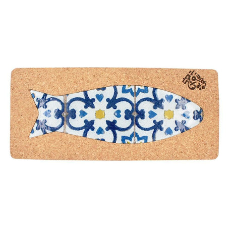 TRANSFORME Dessous de plat en liège et verre Sardinha