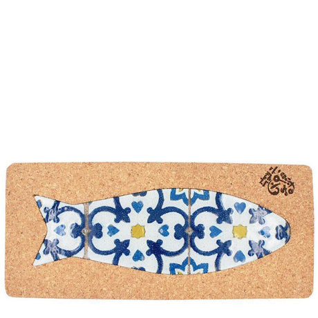 TRANSFORME Dessous de plat en liège et verre Sardinha