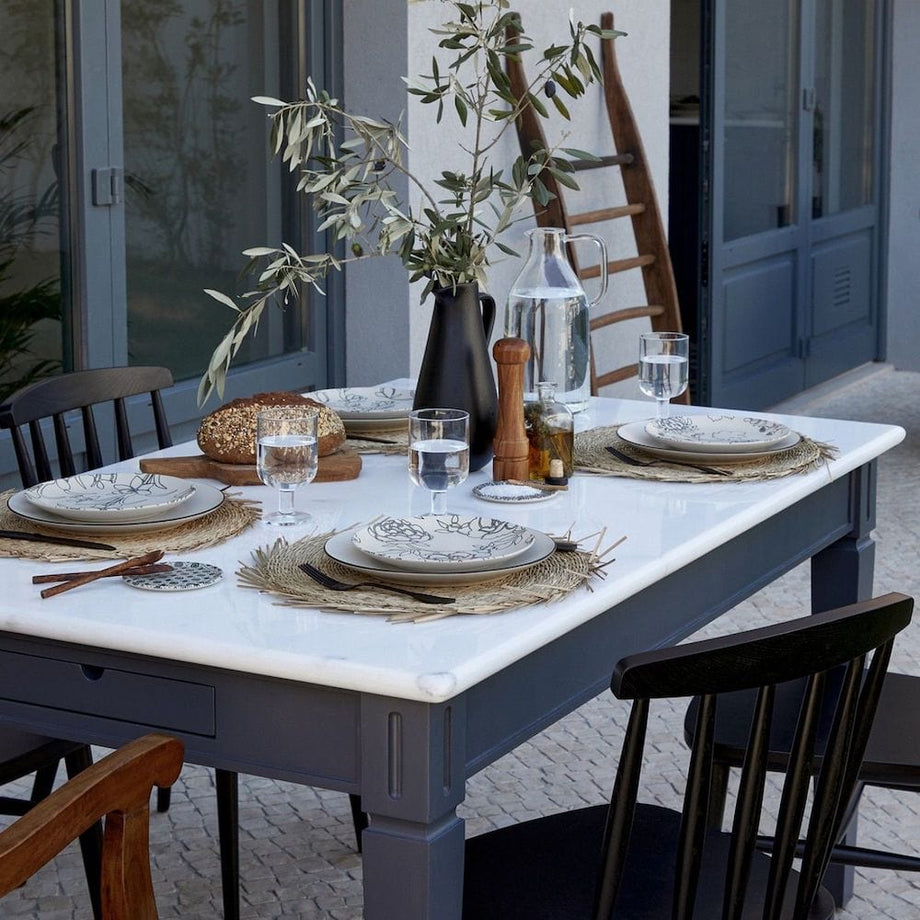Service de table 18 assiettes pour 6 personnes motif style Grec