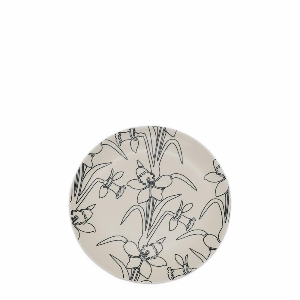Flores I Ensemble de 4 assiettes en grès - 21cm