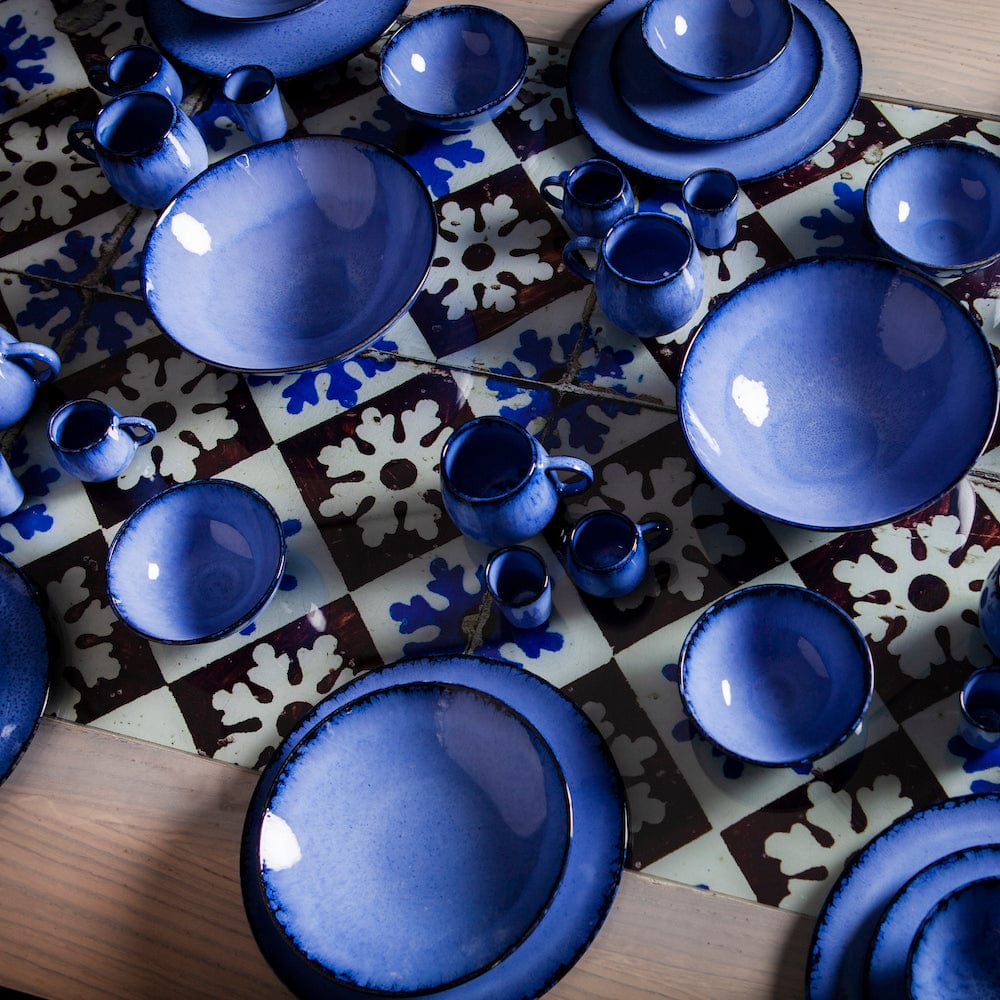 Grande assiette en grès de la collection portugaise Corals Assiette en grès "Amazonia" - 30cm