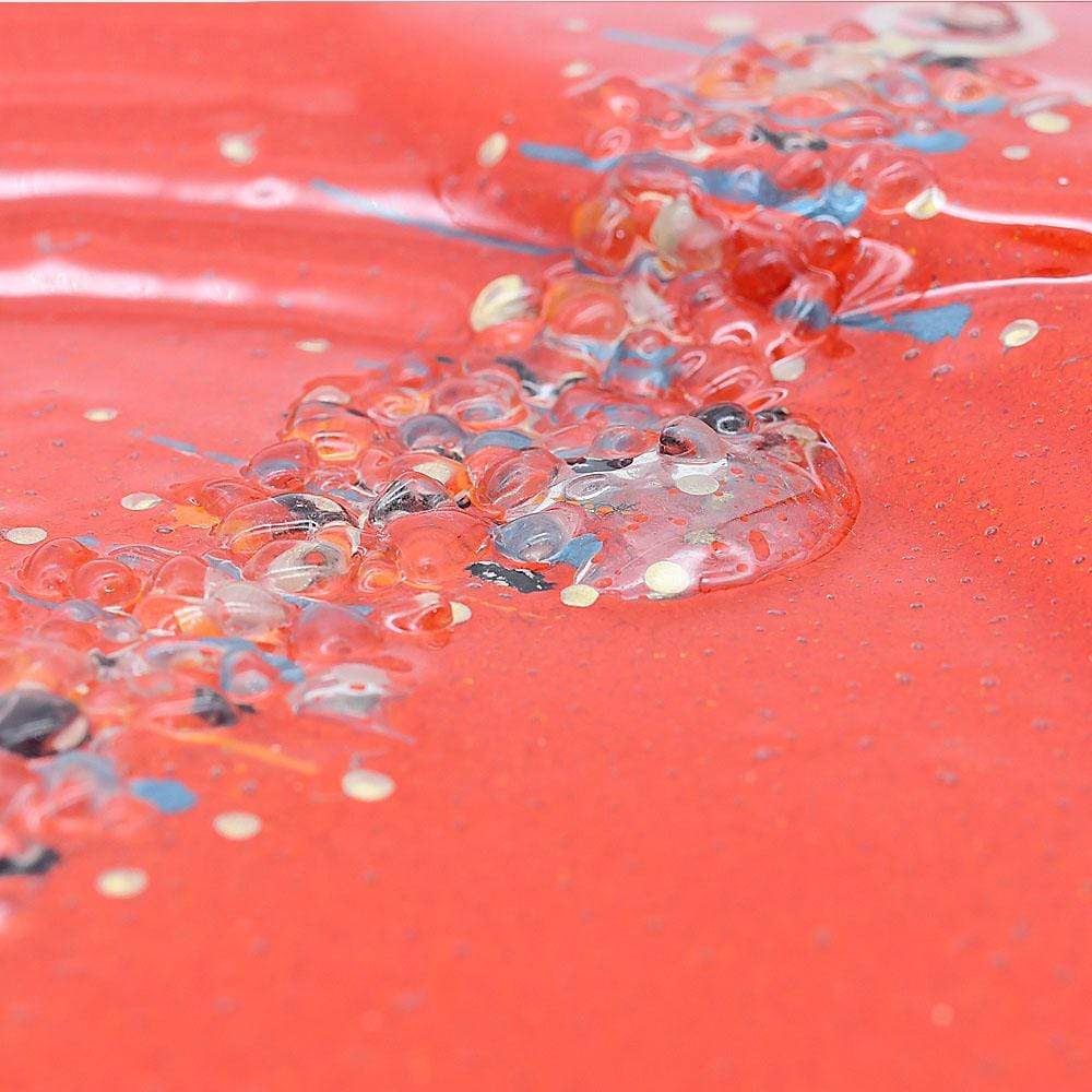 Grande assiette ou plat en verre rouge I Artisanat portugais Assiette ou plat en verre "Marinha Grande" 38cm - Rouge