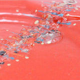 Grande assiette ou plat en verre rouge I Artisanat portugais Assiette ou plat en verre "Marinha Grande" 38cm - Rouge