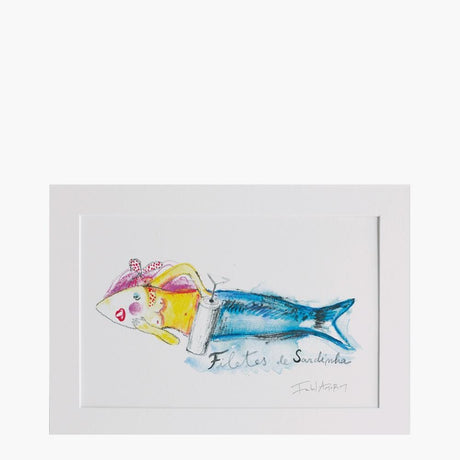 Sardinha I Drawing by Isabel Amorim