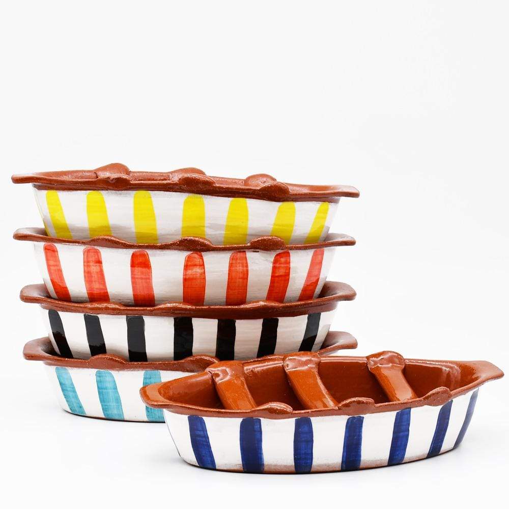 Grille Chorizo portugais I Assador de chouriço Grille Chorizo "Costa Nova Mar" - Jaune