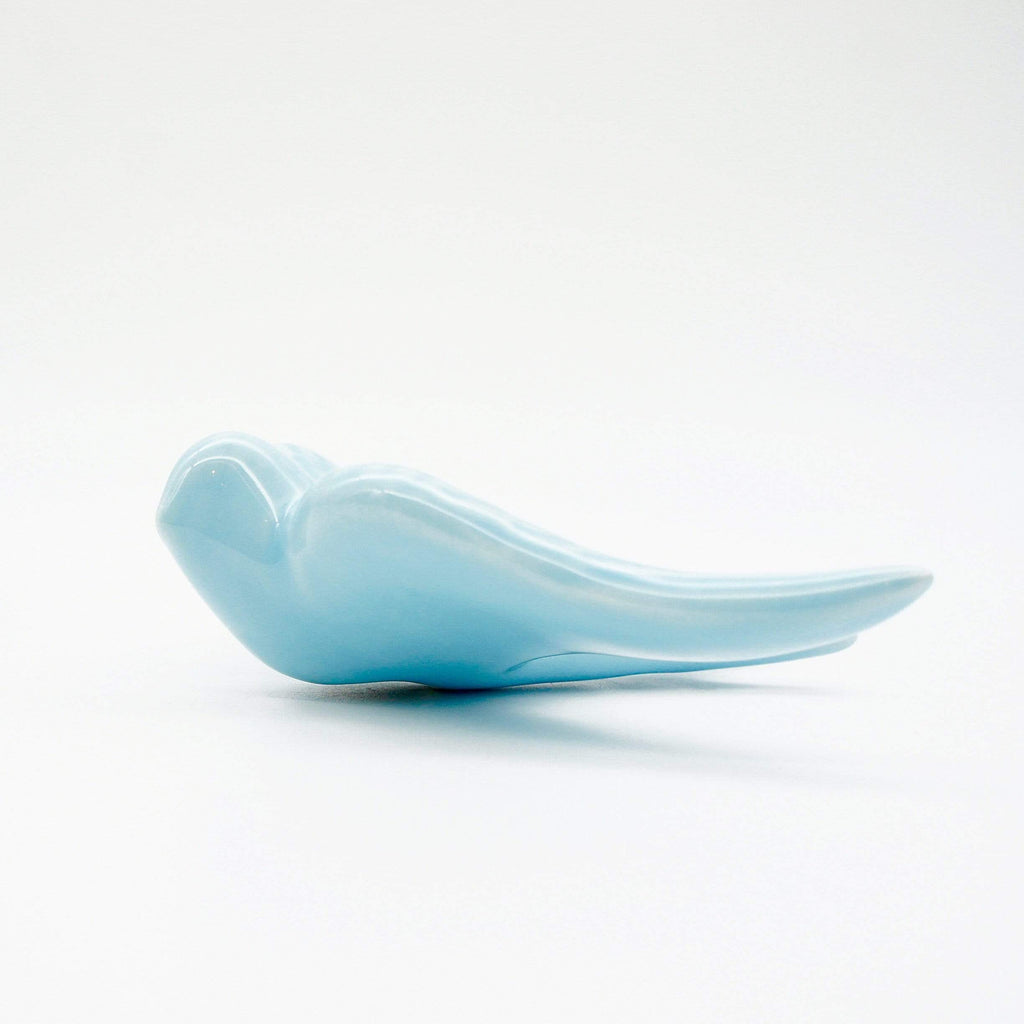 Hirondelle bleue ciel en céramique I Produit artisanal du Portugal Hirondelle en céramique bleu ciel