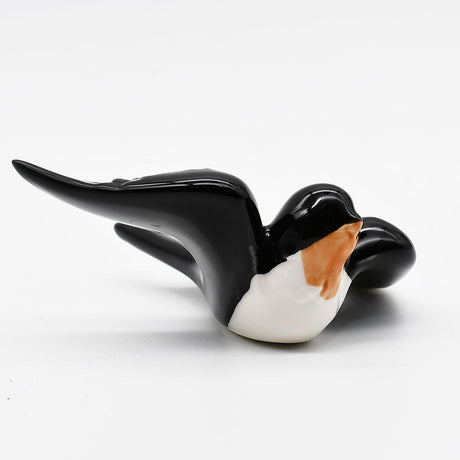 Hirondelle bleue en céramique traditionnelle Bordallo Pinheiro Hirondelle en céramique tricolore classique