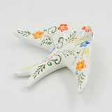 Hirondelle en céramique décorée à la main Hirondelle en céramique "Viana"