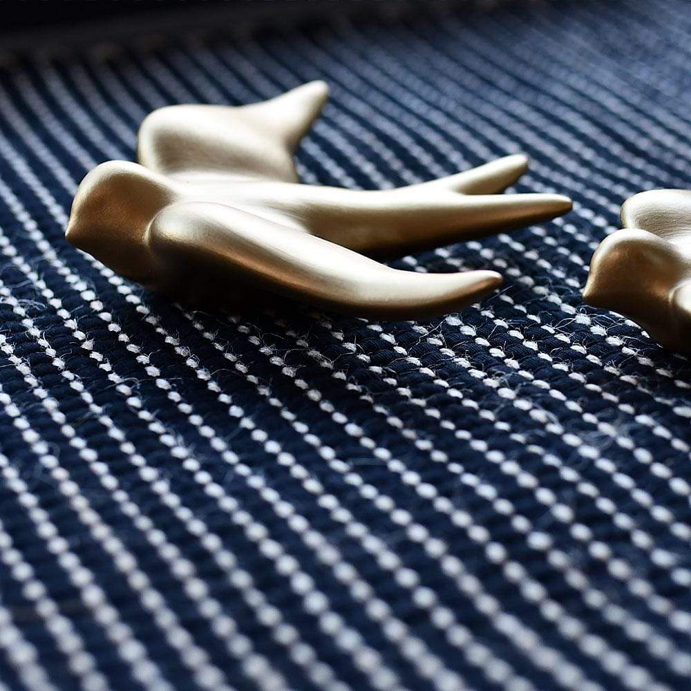 Hirondelle en céramique dorée I Produit artisanal du Portugal Hirondelle en céramique dorée