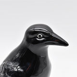 Merle I Oiseau en céramique et laiton O Corvo I Corbeau en céramique