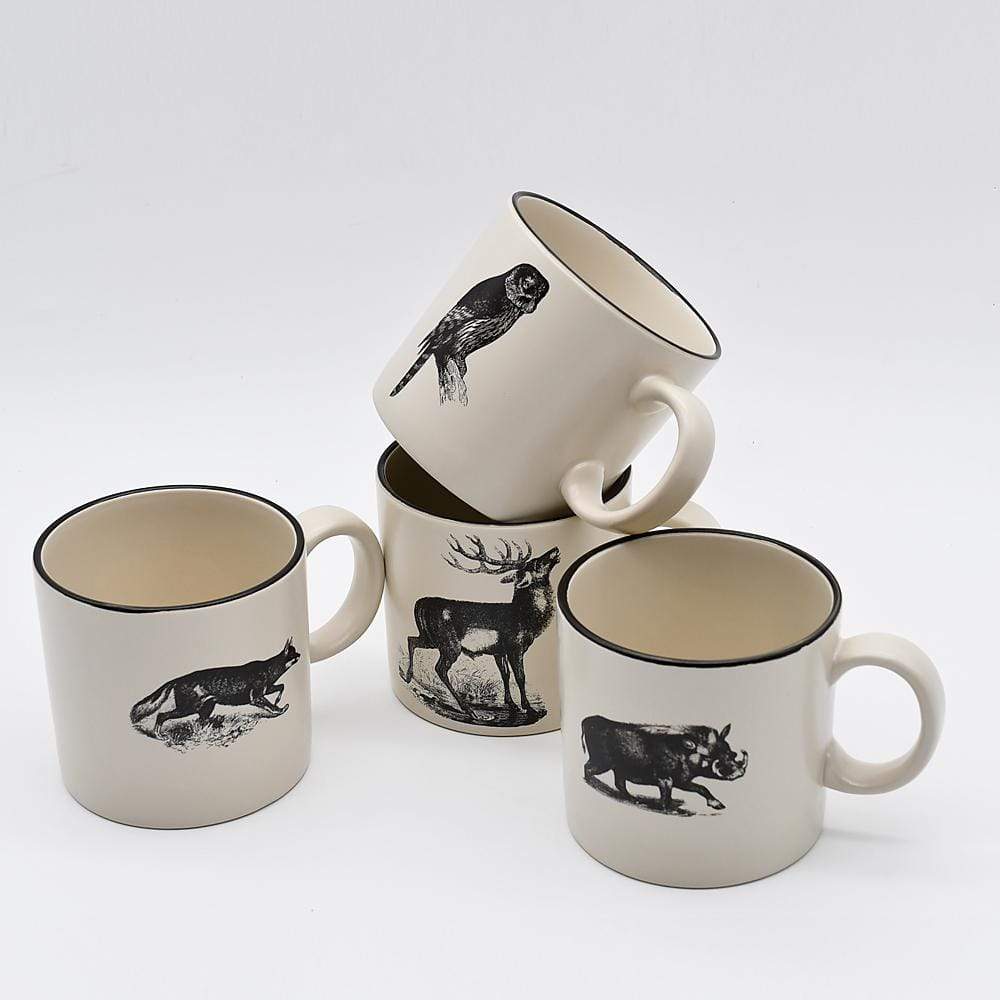 Mug en grès I Service Eléments I Vente en ligne Ensemble de 4 Mugs en grès en grés "Éléments"