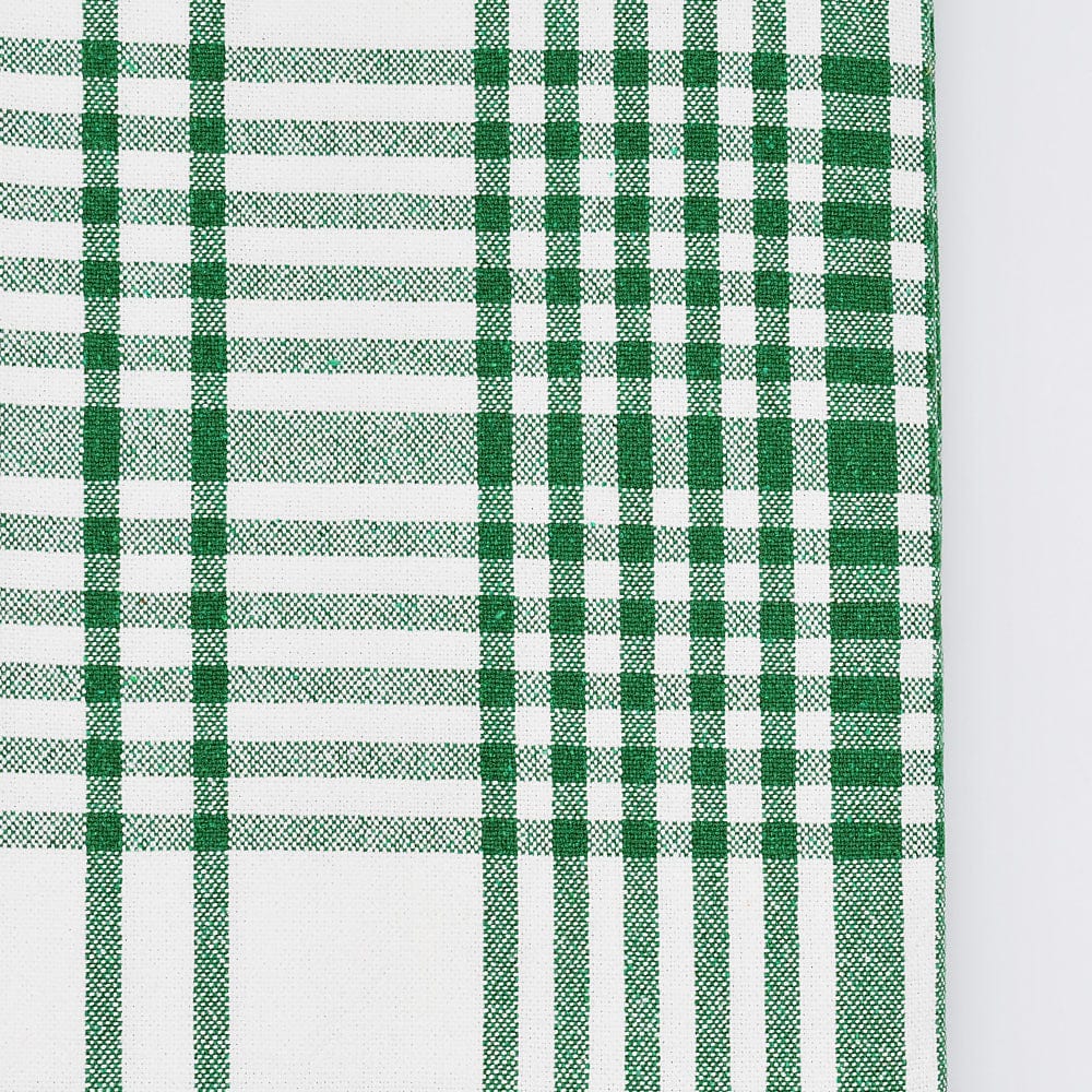 Nappe 100% coton du Portugal I Imprimée motifs Coq portugais Nappe à carreaux en coton - Verte