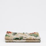 Nappe 100% coton du Portugal I Imprimée motifs Coq portugais Torchon en coton "Natal"