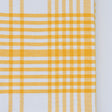 Nappe à carreaux de style bistrot tissée au Portugal Nappe à carreaux en coton - Jaune