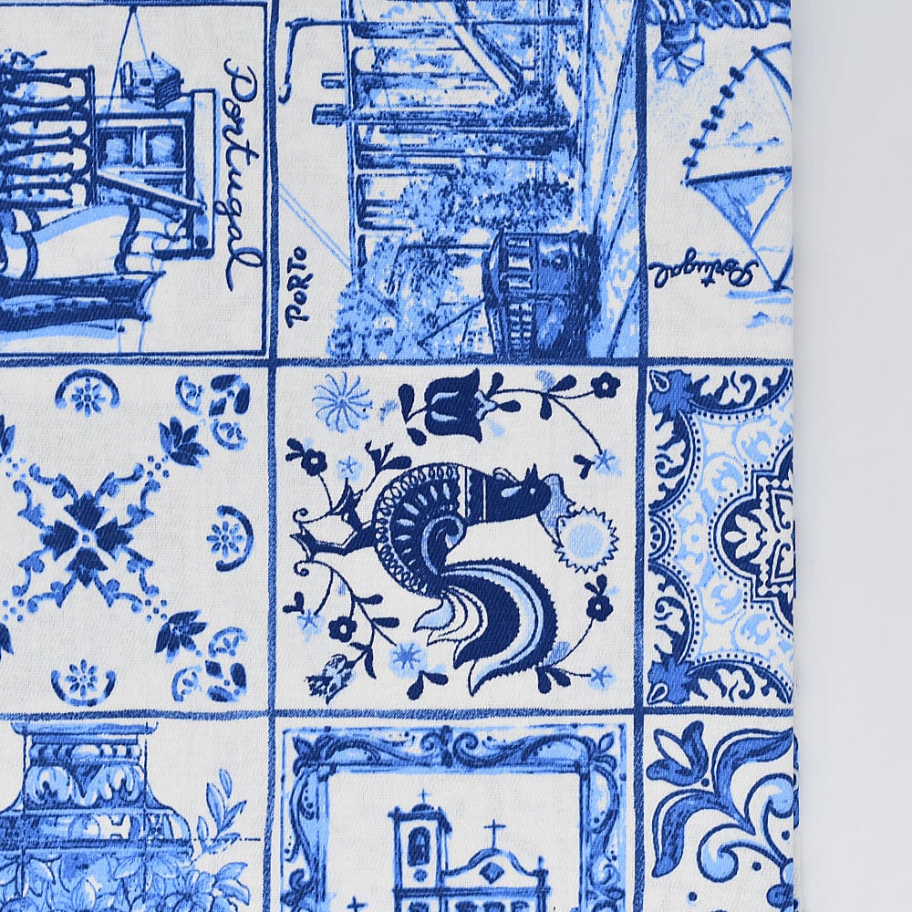 Nappe en coton "Azulejos"