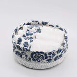 Panier en coton I Panier de salle de bains Panier en coton et ses 2 essuie mains