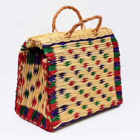 Reed Basket - 30cm - Multicolor