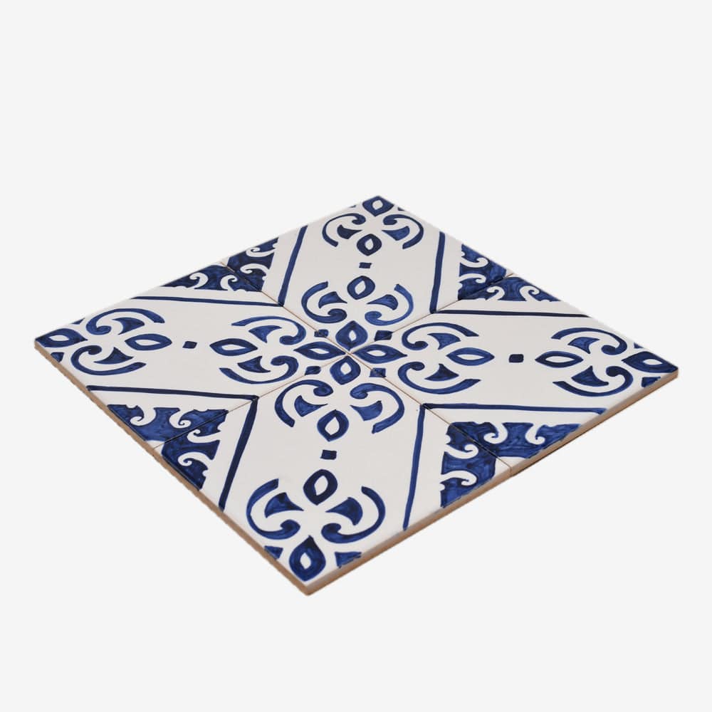 Carreaux en céramique portugais ethniques Azulejo - Dessous de plat en liège - Souvenir et cadeau parfait du Portugal (20 cm - 7,8 pouces) (Pont Luis Carreaux en céramique portugais ethniques Azulejo - Dessous de plat en liège - Souvenir et cadeau parfait du Portugal (20 cm - 7,8 pouces) (Pont Luis