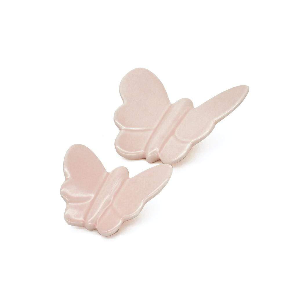 Butterfly in ceramic I Pink