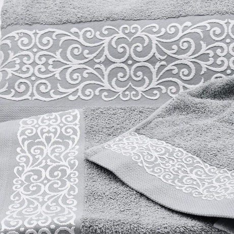 Parure de bain en textile portugais Parure de bain - Gris clair