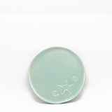 Assiette "Estrela do mar" verte - 20cm