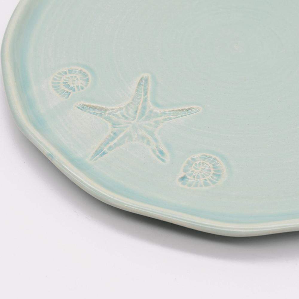 Assiette "Estrela do mar" verte - 20cm