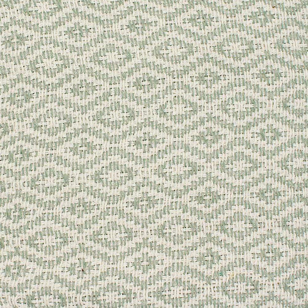 Losango I Cotton Fringed Blanket 200x135 - Green