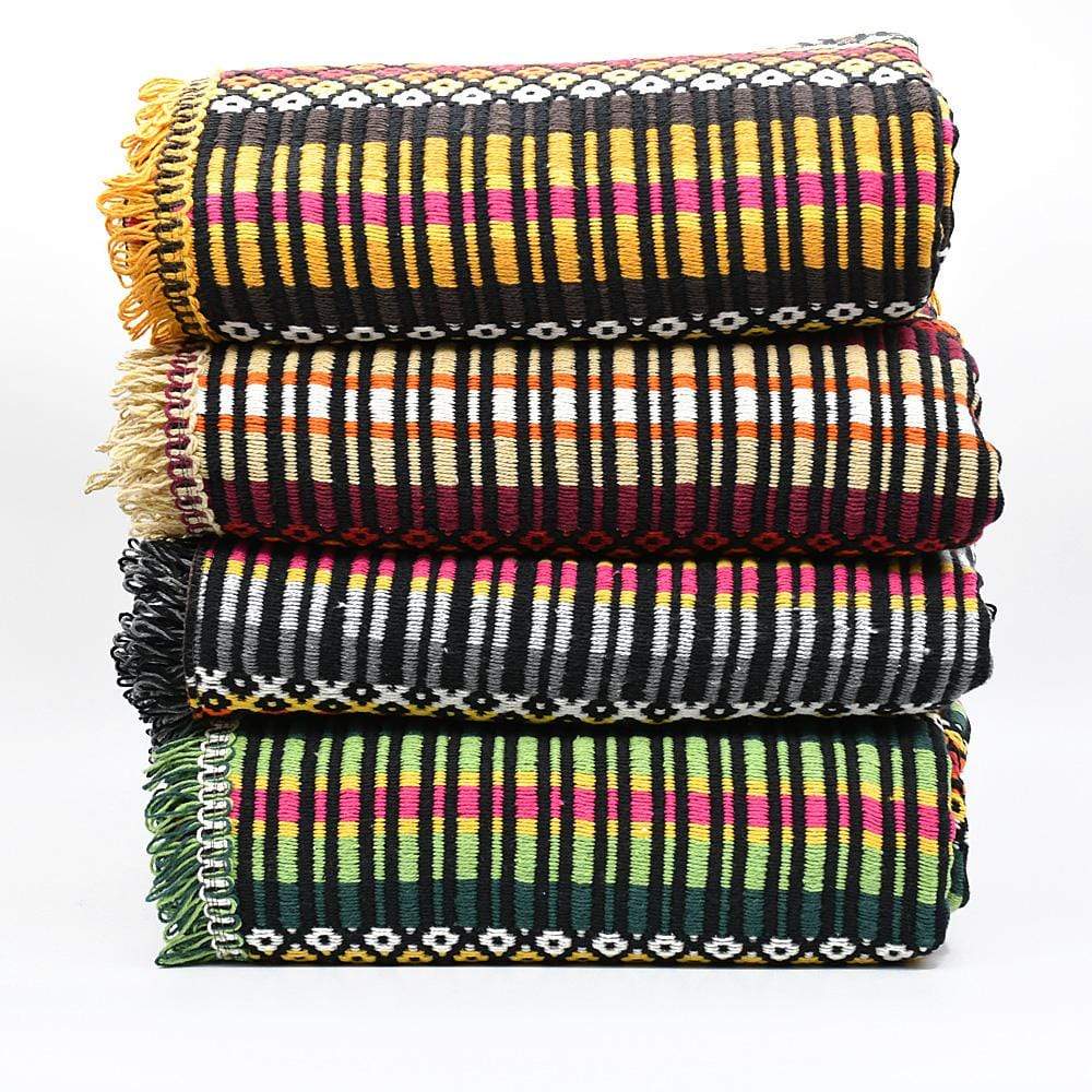 Plaid régional portugais en coton I Artisanat du Portugal en ligne Plaid régional en coton 210x140 - 2 couleurs