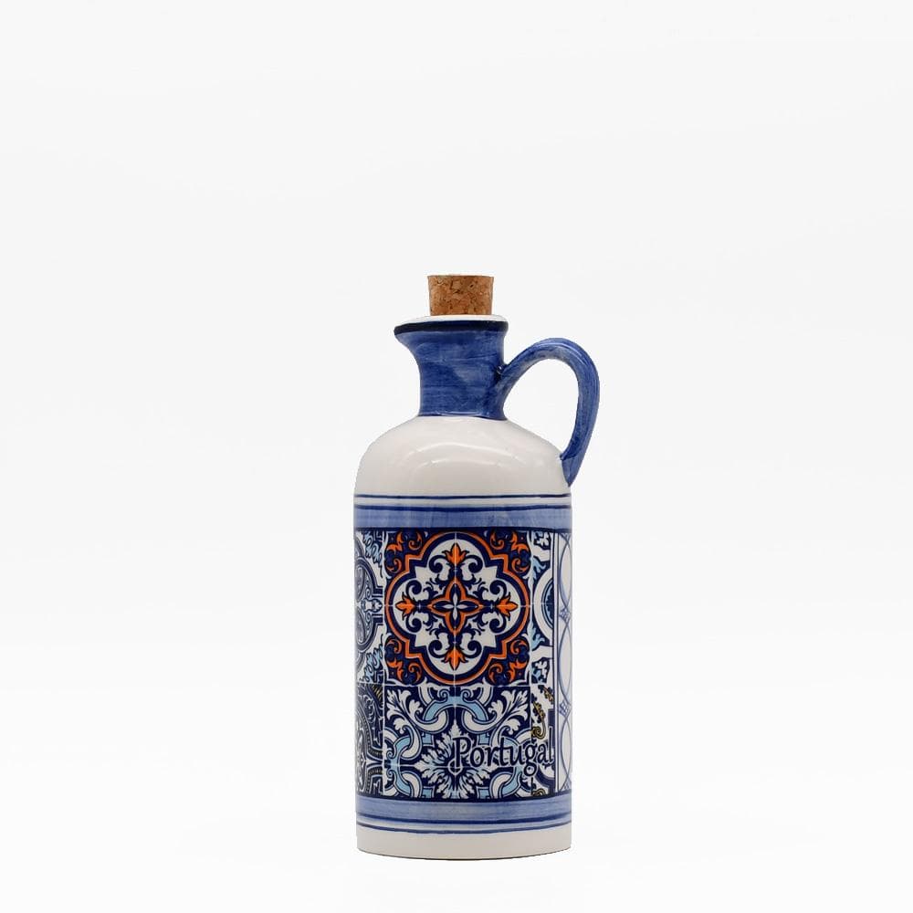 Plat apéritif céramique motifs azulejos I Vente en ligne Carafe en céramique à bouchon "Azulejos"
