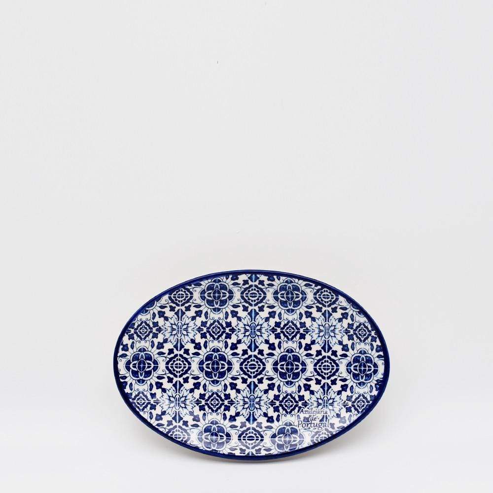 Plat de service en céramique "Tradicional" Bleu - 21 cm
