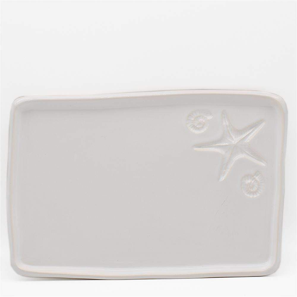 Plateau "Estrela do mar" - Blanc