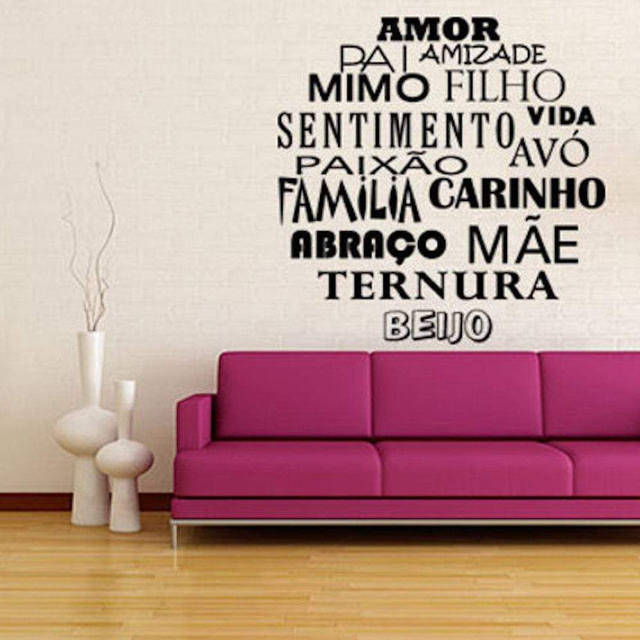 Autocollant mural Sentimentos I Affiches portugaises – Luisa Paixao