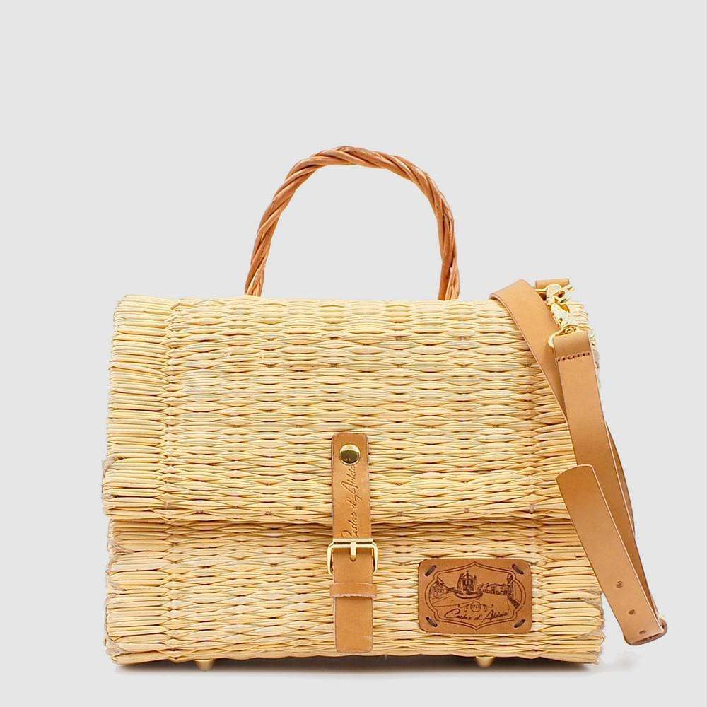 Reed Satchel Bag - 25cm - Natural