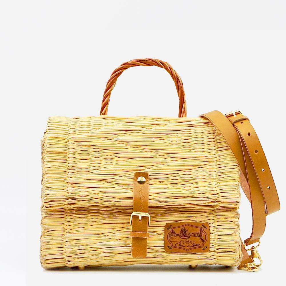 Reed Satchel Bag - 25cm - Natural