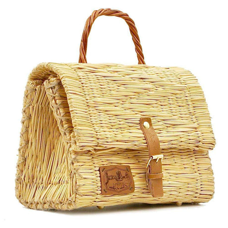 Reed Satchel Bag - 25cm - Natural
