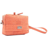 Sac pochette banane en liège orange