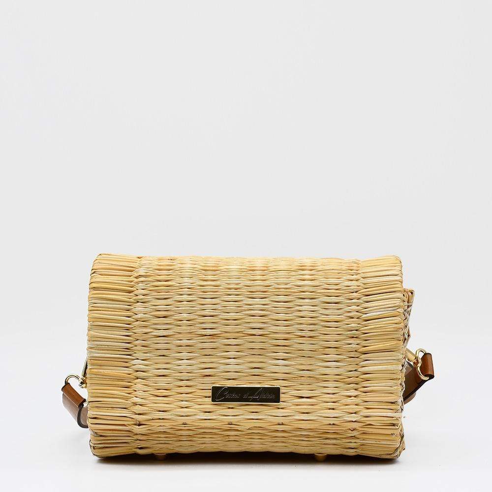 Reed clutch Bag - 22cm - Natural