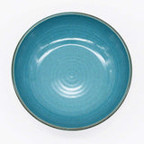 Saladier individuel en grès Turquoise