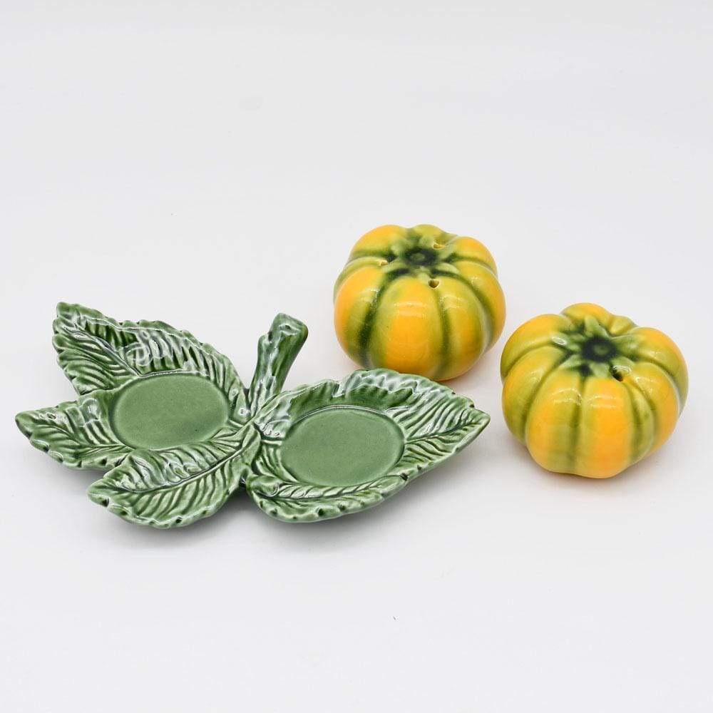 Abobora I Ceramic salt-and-peeper shaker