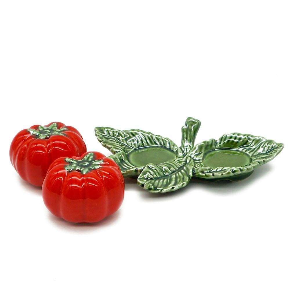 Salière Poivrière en forme de Tomate I Vaisselle portugaise Salière & Poivrière "Tomate"