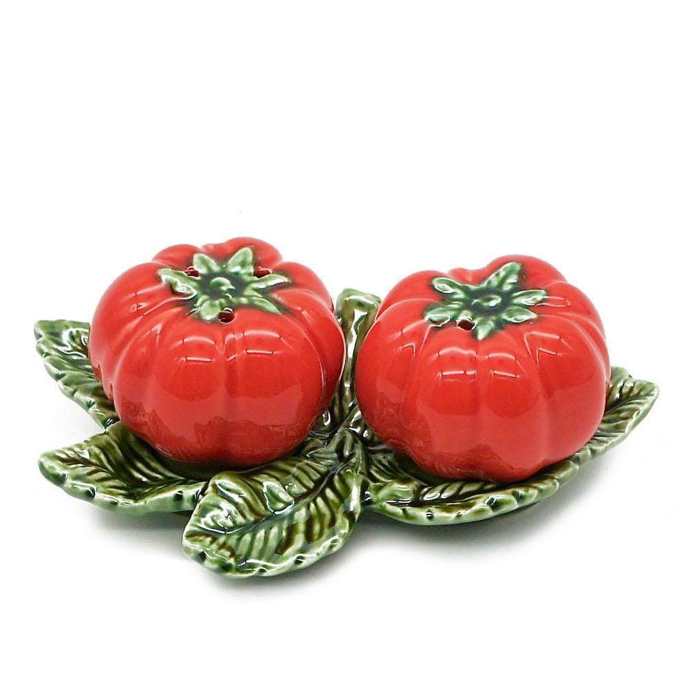 Salière Poivrière en forme de Tomate I Vaisselle portugaise Salière & Poivrière "Tomate"