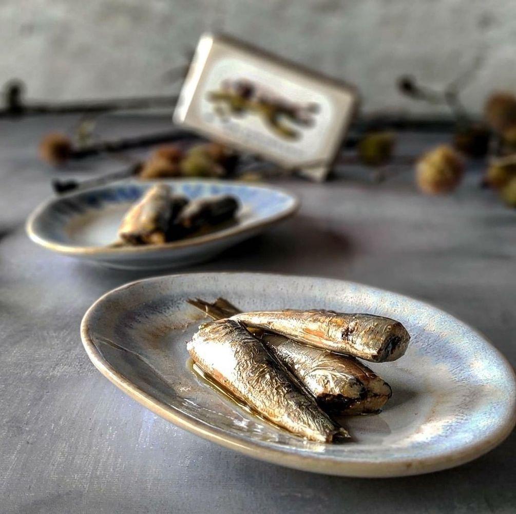 Sardines fumées à l'huile d'olive vierge extra I Saveur portugaise Petites sardines fumées