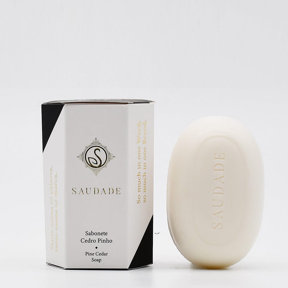 Savon de luxe au parfum de cèdre I Produit artisanal du Portugal Saudade I Savon de luxe au parfum de cèdre