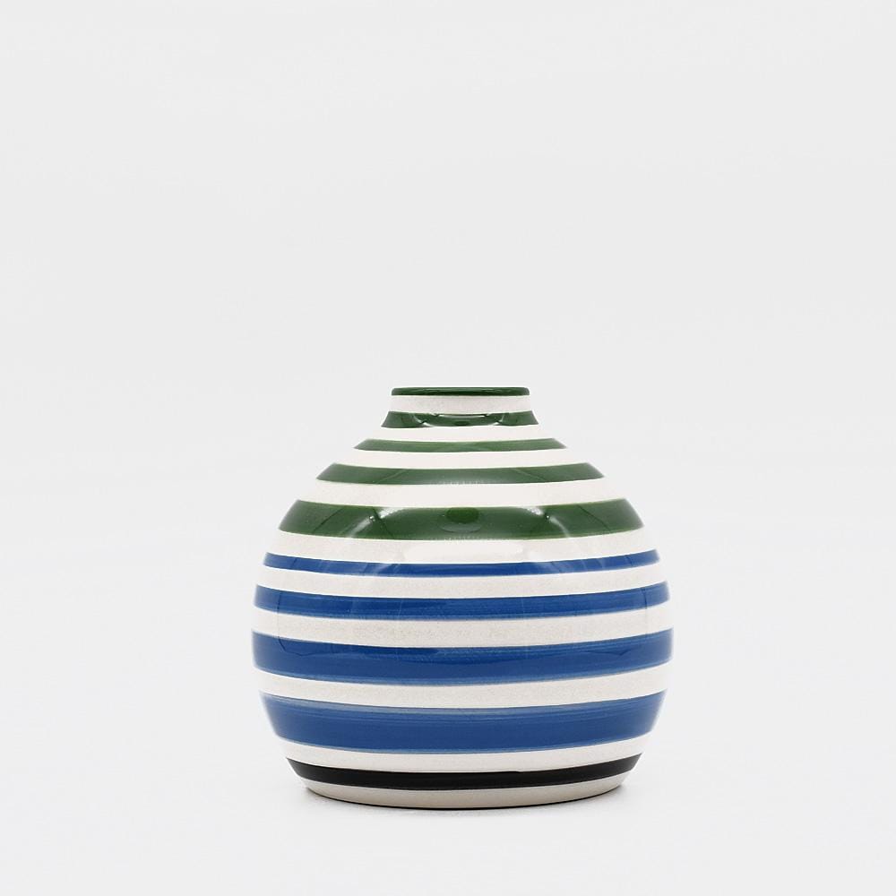 Soliflore boule vert et bleu I Vases en céramique du Portugal Soliflore boule - Vert