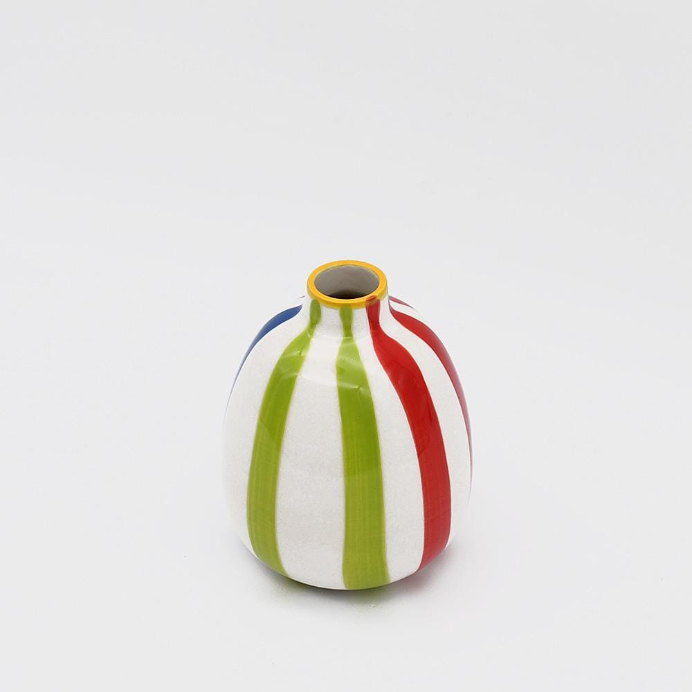 Soliflore ovale multicolore I Vases en céramique du Portugal Soliflore ovale - Multicolore
