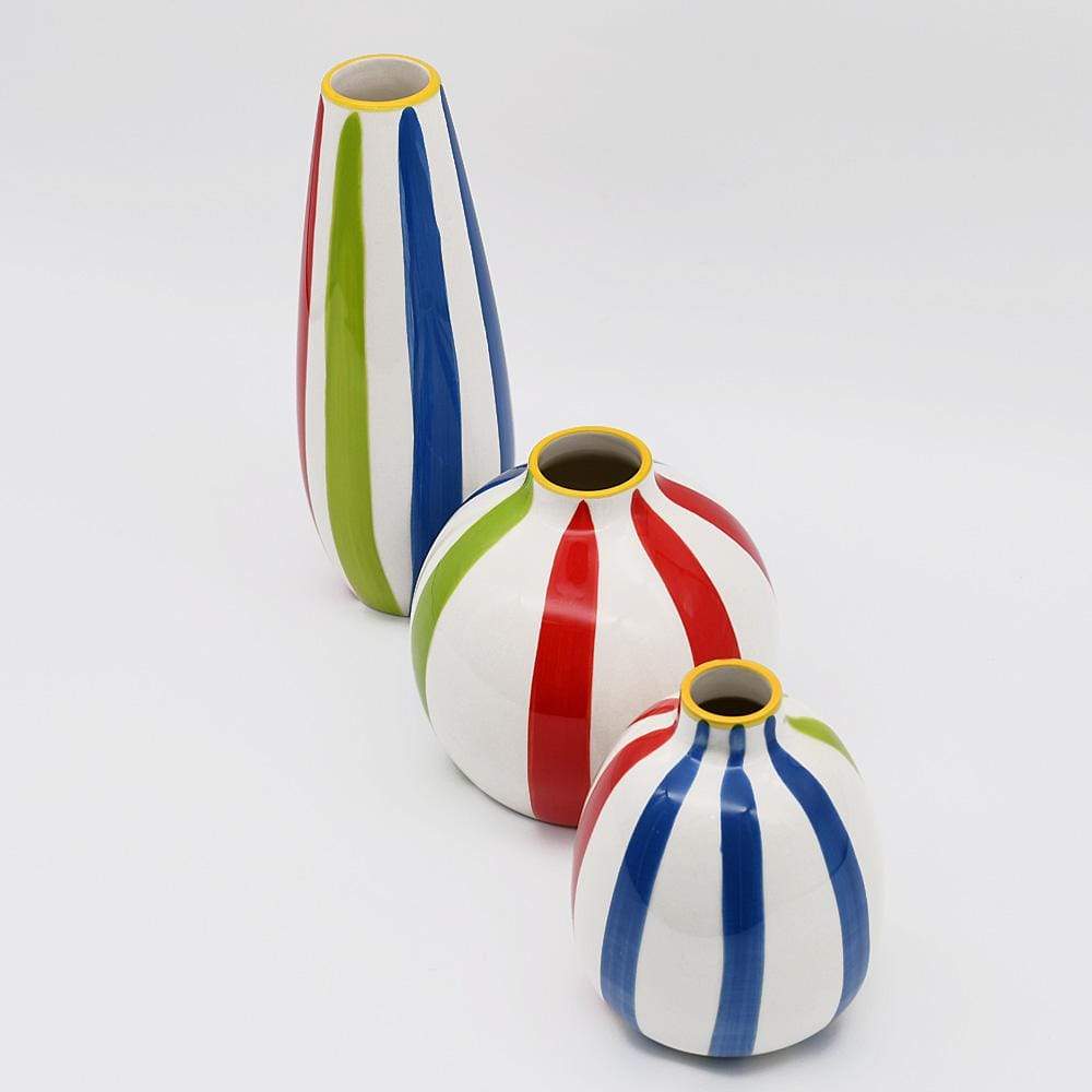 Soliflore ovale multicolore I Vases en céramique du Portugal Soliflore ovale - Multicolore