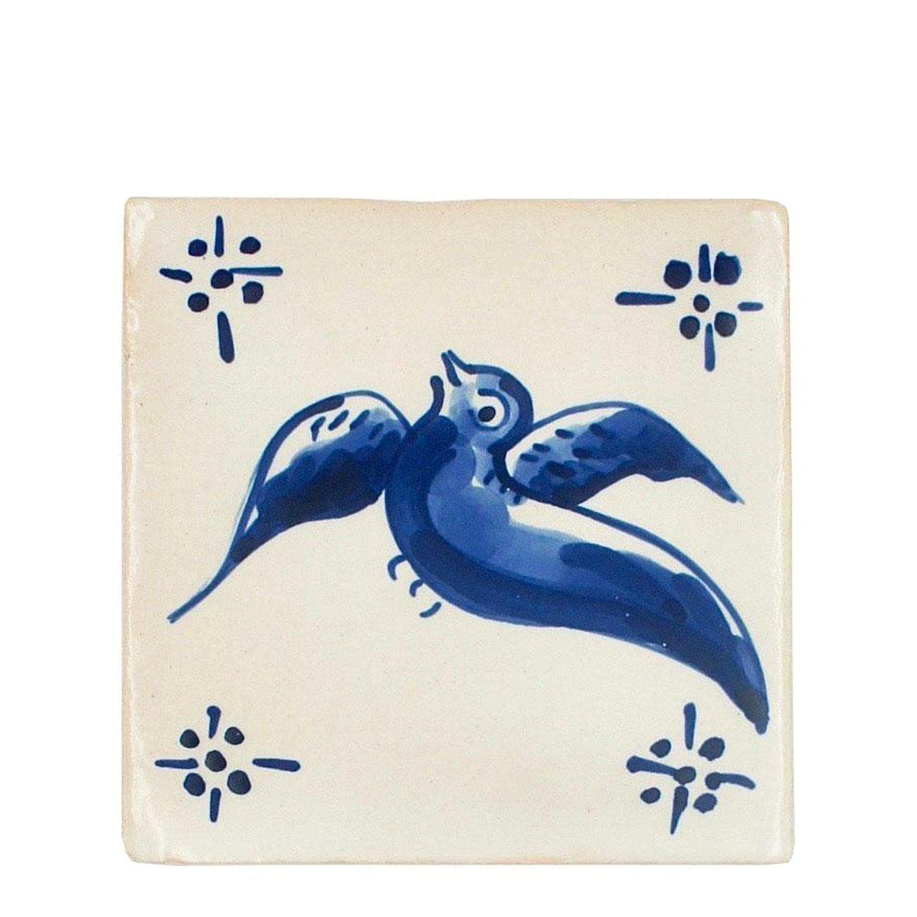 Figura Avulsa Andorinha I Azulejo 14x14cm