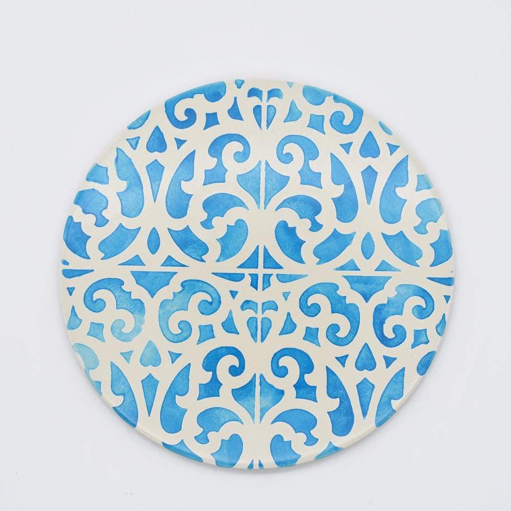 Dessous de plat en céramique et liège Azulejos