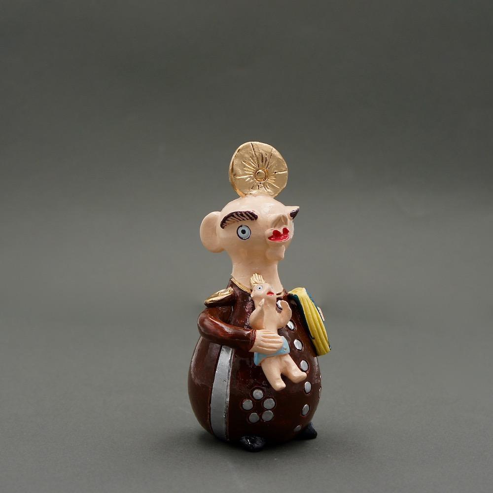 São Antònio I Statuette by Prazeres Côta - 15 cm