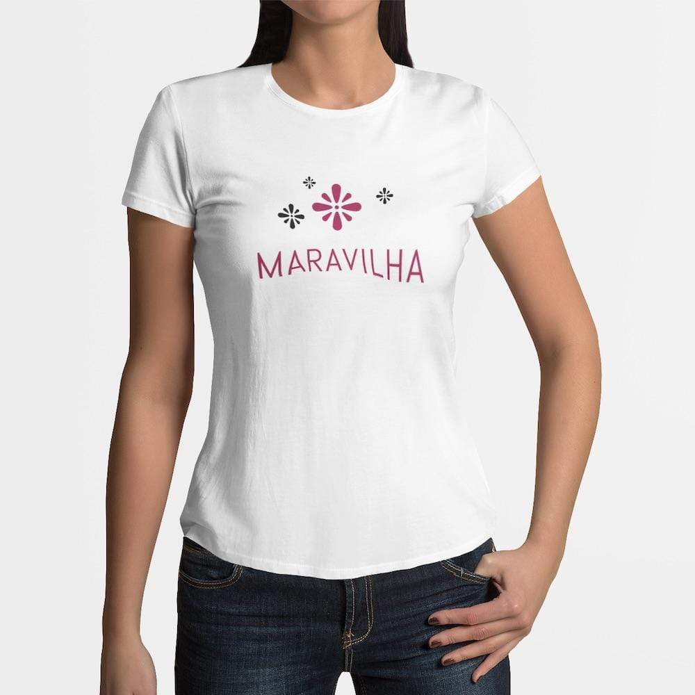 Tee shirt femme Maravilha Blanc